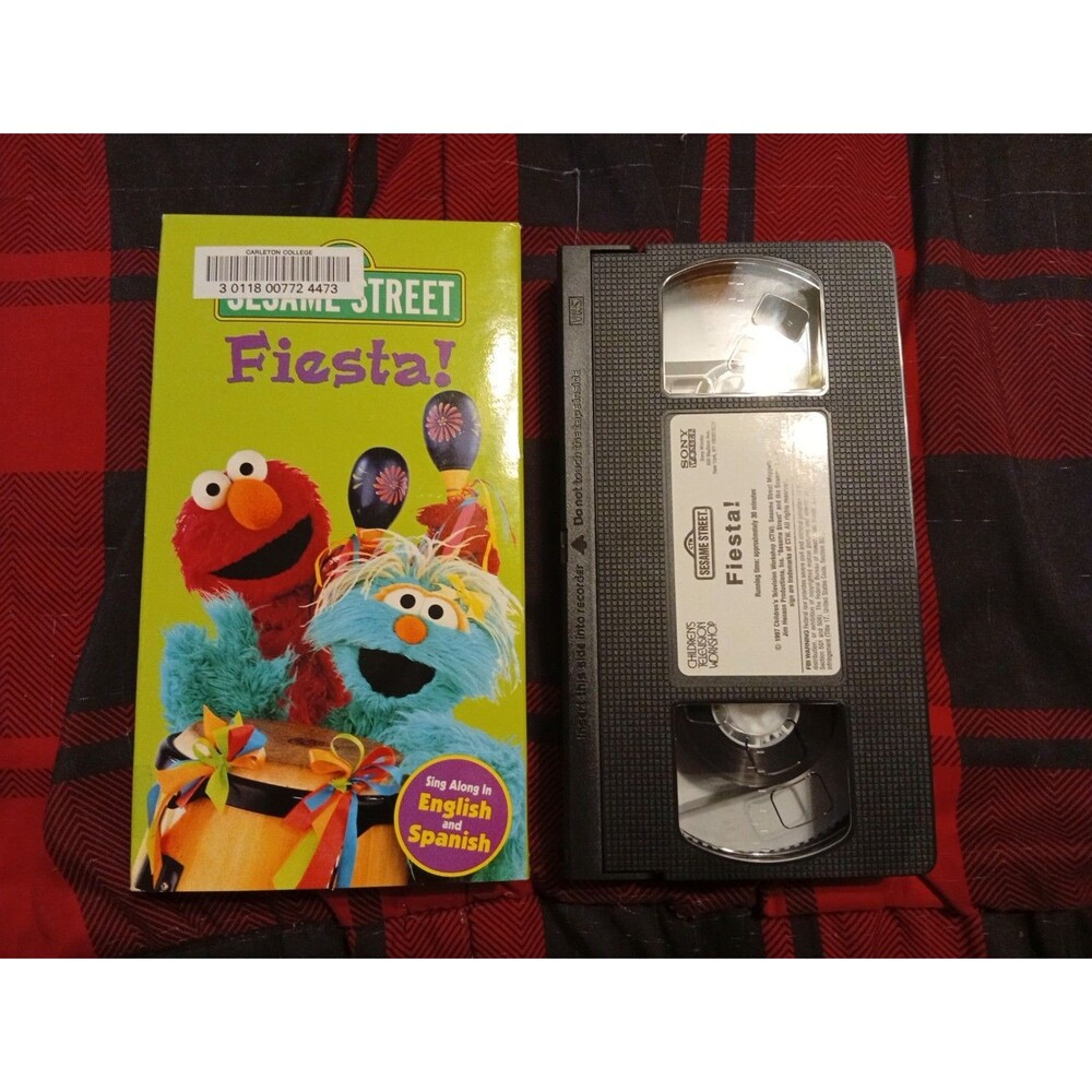 Sesame Street - Kids Guide to Life: Fiesta VHS 1998 English And Spanish Rare